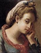 Gaetano Gandolfi Portrait of a Young Woman oil painting artist